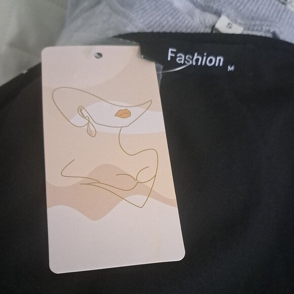 FASHION Polka Dots  V-Neck Midi Short Sleeve Boho High Low Hem Dress Sz M NWT - Picture 10 of 11